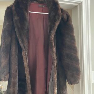 Faux Fur long coat